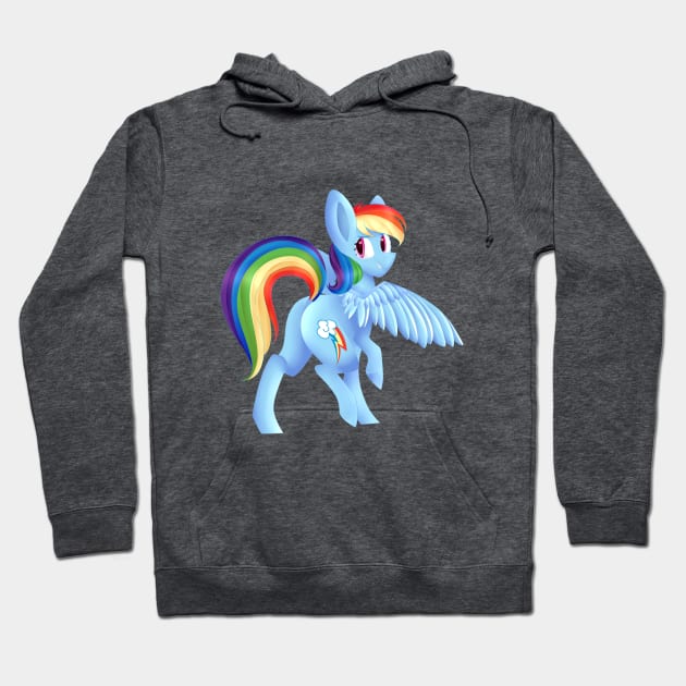 Rainbow dash hoodie hot sale
